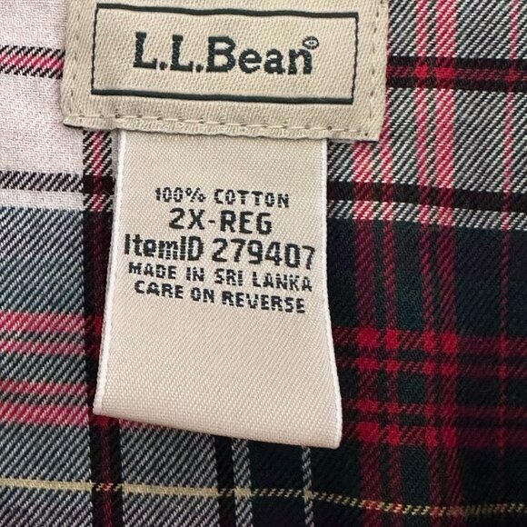 L.L.Bean Deep Red Corduroy Jacket - Picture 9 of 10